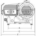 Affettatrice Affettacarne Modello MANTEGNA 330 VCS Spessore di taglio mm 29