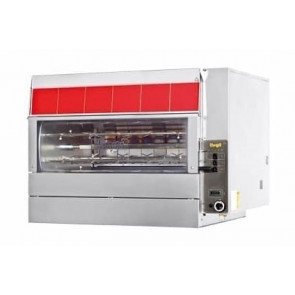 Girarrosto a Gas planetario ENG Modello BETA126P Capacità N. 126 Polli N. 12+6 aste da cm 111,5