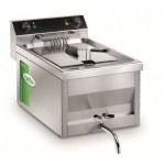 Friggitrice Elettrica Da banco Modello MFR12R con rubinetto Potenza 9000 Watt