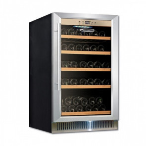 Vetrina Refrigerata per Vino Modello SOMMELIER 43/1 Capacità Bottiglie 0,75 Lt n° 51 Ø 75 mm Potenza 100 W