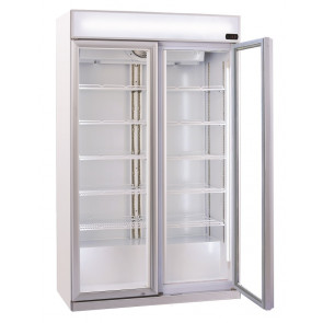 Vetrina refrigerata per bibite Modello DC1050C Con Canopy pubblicitario superiore