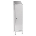 Armadio Portascope per tiracqua in acciaio inox 430 IXP n.1 anta a battente profondità anta cm 40 Modello 69605430