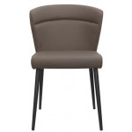 Poltrona da interno TESR Struttura in metallo Seduta e schienale in ecopelle Modello 1439-C50P