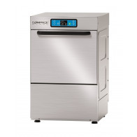 Lavabicchieri elettronica Compack in acciaio inox con addolcitore automatico Altezza massima bicchiere cm 27,5 Diam. max piatto cm 29,5 cesto da 40 Modello PL29E