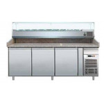 Tavolo refrigerato/Banco Pizza ventilato Modello PZ3600TN33 tre porte