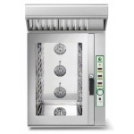 Forno misto convezione/vapore diretto digitale Modello TOP10D Ventilatore contrifugo con autoreverse Capacità camera cottura 10x600x400 GN1/1