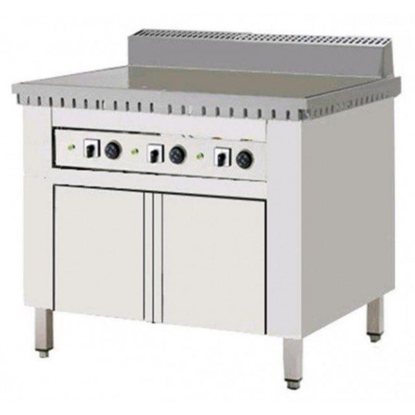 Cuocipiada Elettrico PL Modello CPE6 Su vano con ante piana in ferro Capacità 6 piadine Piana ferro