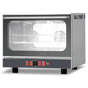 Forno elettrico a convezione con grill ed umidificatore MDLR per pasticceria Capacit&agrave; n.4 x 60x40 Apertura a ribalta Modello BERU464SP