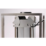 Contenitore mobile a pedale inox - Pattumiera MDL apertura centrale Modello SBARAZZINO 790680