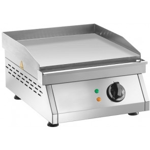 Fry top elettrico da banco Modello FT1L Piano di cottura liscio Potenza 3000 W