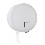 Dispenser di carta igienica MDC Acciaio Bianco a rotolone minijumbo in acciaio antivandalico Anima rotolo: 56 mm Modello PR2787