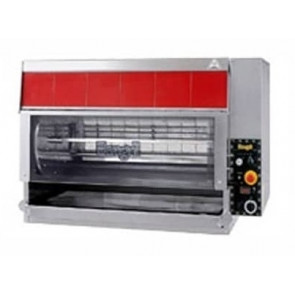 Girarrosto a Gas planetario ENG Modello BETA72P Capacità N. 72 Polli N. 2 Motori N. 8+4 aste da cm 91