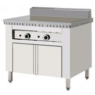 Cuocipiada a gas PL Modello CP6 Su vano con ante Piana in acciaio inox su vano inox con ante Capacità 6 piadine Piana in acciaio inox 