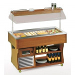 Isola Buffett espositore refrigerato Modello Isola4M Refrigerazione statica Sbrinamento automatico Potenza W 720