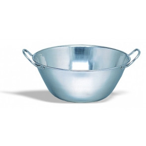 Bacinella fondo bombato in acciaio inox Modello 330-0