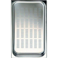 BACINELLA GASTRONORM FORATE ACCIAIO INOX 18/10 AISI 304 GN 1/3 forata sul fondo Modello BF1315000