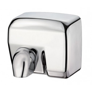 Asciugamani elettrico acciaio inox AISI 304 brillante a Fotocellula MDL Potenza nominale: 2400 W Potenza motore 200 W Giri/m: 5.500 rpm Modello 704151