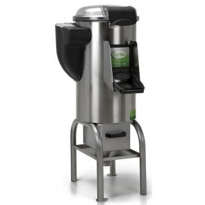 Pelapatate Modello FP112 con cassetto e filtro incluso con basamento alto Alimentazione Monofase Capacità Carico 18 Kg Produzione oraria Kg 500