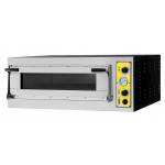 Forno Elettrico meccanico per pizza PF Modello ALFA XL 2L 1 camera di cottura N. Pizze 2 (Ø cm 40) o N.1 Teglie in verticale 60X40