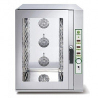 Forno misto convezione/vapore diretto digitale Modello TOP10D Ventilatore contrifugo con autoreverse Capacità camera cottura 10x600x400 GN1/1