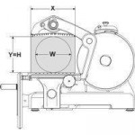 Affettatrice a volano Modello ANNIVERSARIO LX Lama 350