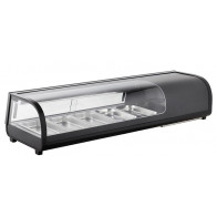 Vetrina Refrigerata da banco espositive per Sushi Modello AK513VSB contenitori 5GN 1/3