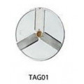 Disco per taglio spessore 1mm DF01 - adatto per cetrioli, carote anelli di cipolla, patate fritte, cavoli bianchi, ecc per Tagliaverdura Modelli TITANIUM