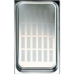 BACINELLA GASTRONORM FORATE ACCIAIO INOX 18/10 AISI 304 GN 1/3 forata sul fondo Modello BF1315000