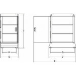 Vetrina Calda VISTA Modello TOWER HOT Potenza watt 450