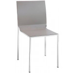 Sedia da interno impilabile TESR Struttura in acciaio cromato Scocca in polipropilene Modello 074-CT123