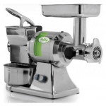 Tritacarne grattugia Modello Tritacarne TG12 in lega d'alluminio pressofuso Bocca tritacarne Ø 70 mm Bocca grattugia:140x80 mm Produzione oraria tritacarne 200 Kg Produzione oraria grattugia: 50 Kg