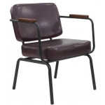 Poltrona da interno TESR Struttura in metallo verniciato Cuscini in ecopelle Modello 1121-C12P
