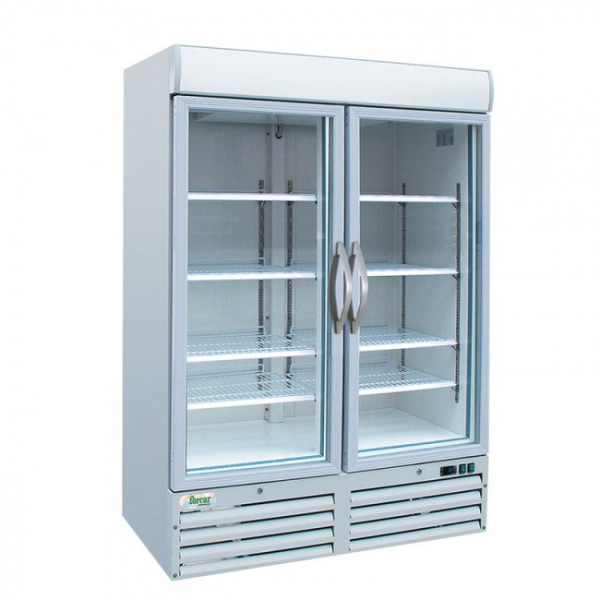 Armadio Frigo Refrigerato Snack Modello Snack930BTG Ventilato Espositore gelateria Porta a Vetro