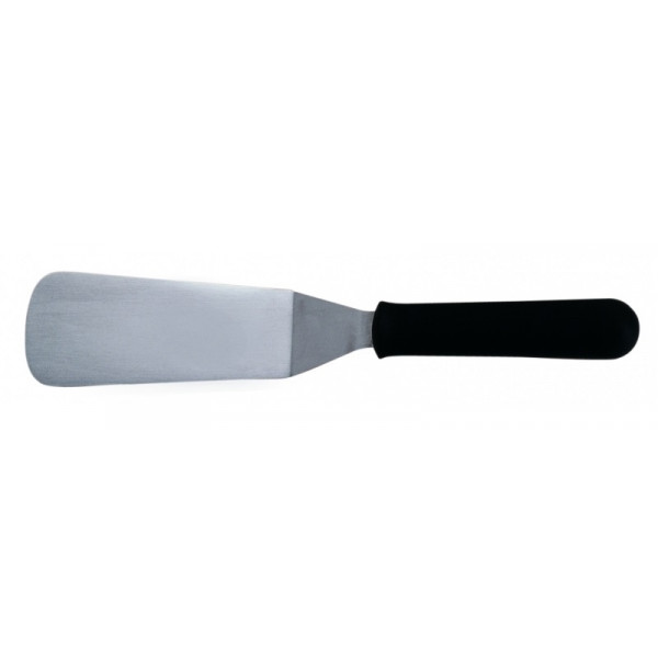 Spatola dolce in acciaio inossidabile temperato Aisi 420 Manico in gomma antiscivolo lavabile in lavatrice Lunghezza cm 16 Modello CL1246