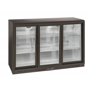Frigorifero retro banco a 6 ripiani 3 porte scorrevoli\Espositore bibite Modello BBC330S