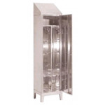 Armadio Spogliatoio in acciaio inox 430 IXP N.1 POSTO Numero 1 anta battente Profondità anta cm 50 Modello S5069401430