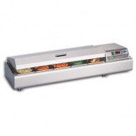 Espositore Da Banco caldo Modello GASTROSERVICEDRY 1000 Contiene bacinelle GN di tutti i formati