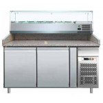 Tavolo refrigerato/Banco Pizza ventilato Modello PZ2600TN33 Due porte