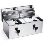 Friggitrice Elettrica Da banco Modello ELDORADO 10X2R con rubinetti