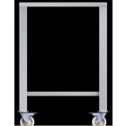 Tavolo con ruote  in aisi 430 dm LxPxH 610x630x883 mm Modello ETR423  per modelli EF423, EF443, EF523 