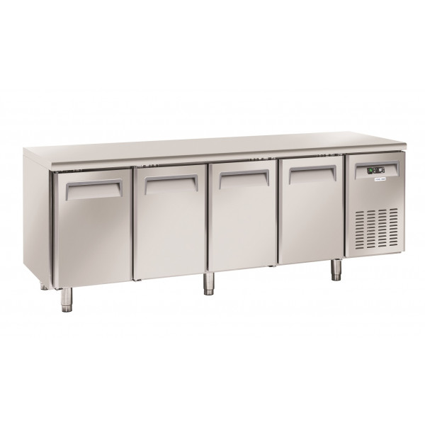Tavolo Refrigerato in acciaio inox Modello SF4100 Refrigerazione ventilata 4 Porte autochiudenti