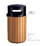 Gettacarte da esterno MDL Struttura in acciaio trafilato a freddo e trattato con cataforesi Copertura laterale in polistirene resistente ai raggi UV Modello 110506