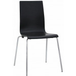 Sedia da interno impilabile TESR Struttura in metallo cromato Scocca in polipropilene Modello 922-CT20