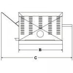Roller Toast Modello LONG VV Larghezza tappeto mm 305 Lunghezza tappeto mm 410