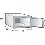 Cassaforte DIGITALE Elettromagnetica Modello EA20H