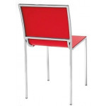 Sedia da interno impilabile TESR Struttura in acciaio cromato Scocca in polipropilene Modello 074-CT123