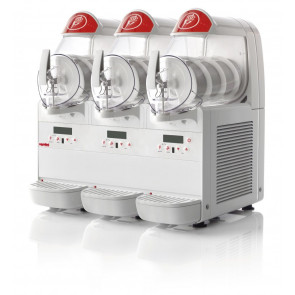 Macchina per il gelato Soft Modello MINIGEL 3 Plus Regolazione della temperatura Gelato tramite comandi Digitali Tre vasche