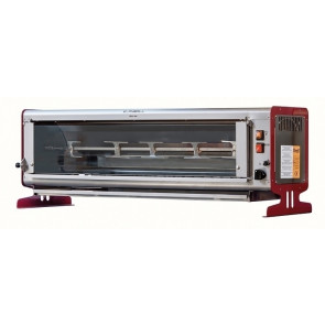 Girarrosto a Gas verticale ENG Capacità N. 6 Polli N.1 asta in tubolare inox 12 x 12 mm Lunghezza Cm 96 Modello ELBA6PG