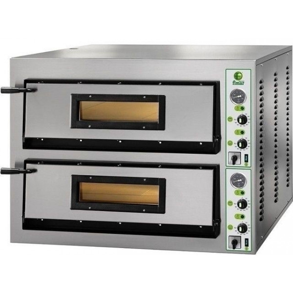 FORNO ELETTRICO PER PIZZA Modello FML6+6 Pannello comandi MANUALE numero due camere