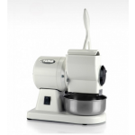 Grattugia Modello GMB in alluminio pressofuso lucidato Produzione oraria grattugia: 30 Kg Bocca grattugia: 110x65 mm